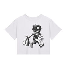 Load image into Gallery viewer, &quot;RISK TAKERS&quot; Cropped Tee
