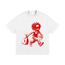 Load image into Gallery viewer, White/Red &quot;RISK TAKERS&quot; TEE
