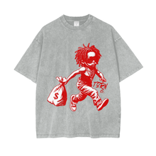 Load image into Gallery viewer, Grey/Red &quot;RISK TAKERS&quot; TEE
